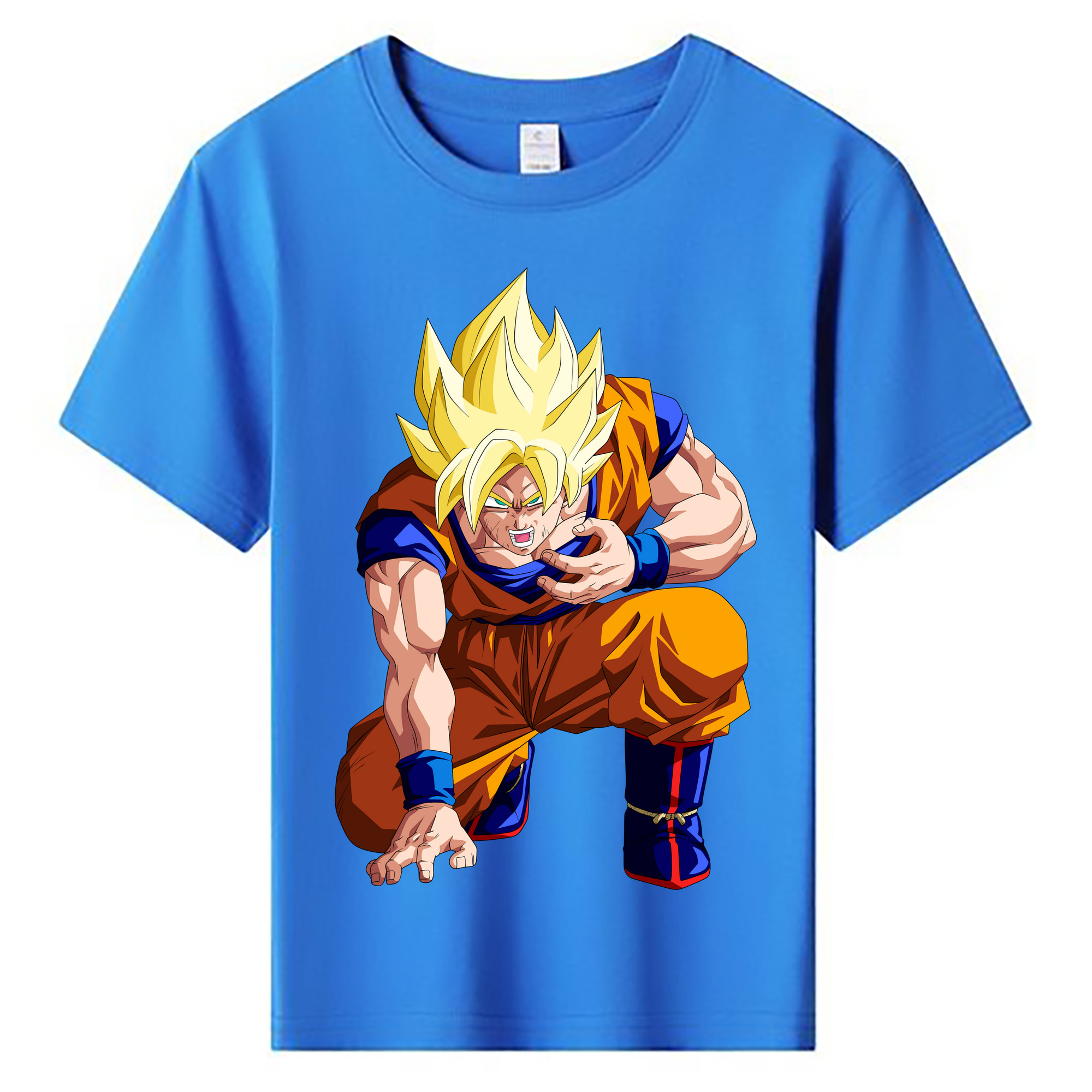 （画像用） ドラゴンボール 孫悟空（そん ごくう）Son Goku カカロット DRAGON BALL Kakarotto 綿100％キッズTシャツ（フロントプリント）